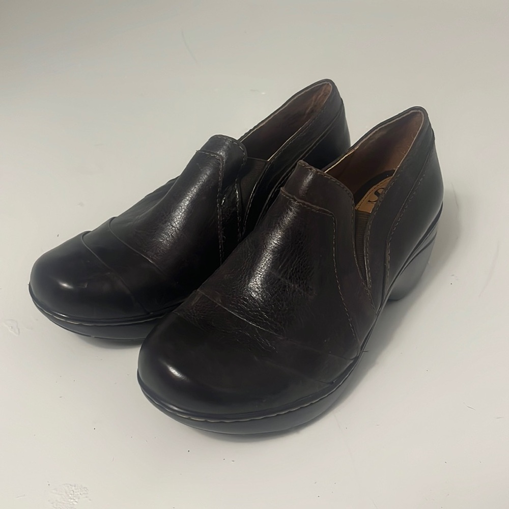 Sofft Women's Black Leather Mules